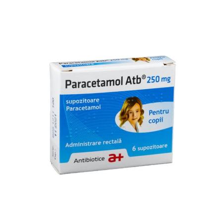 Парацетамол Атб д/детей 250мг №6 суппозитории ректальные